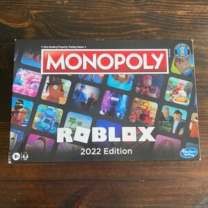Monopoly Roblox 2022 Edition COMPLETE Board Game Kids Gamer